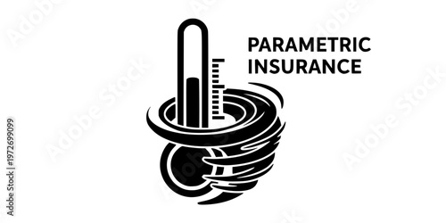 Parametric Weather Insurance Hurricane Icon