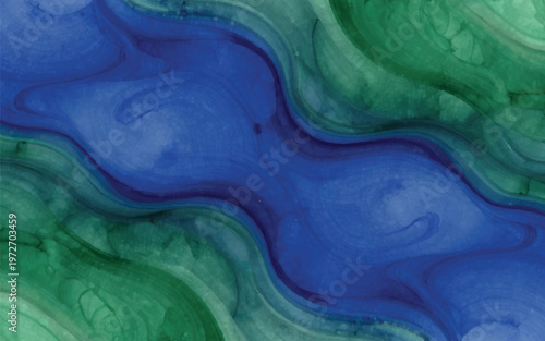 blue and green abstract background