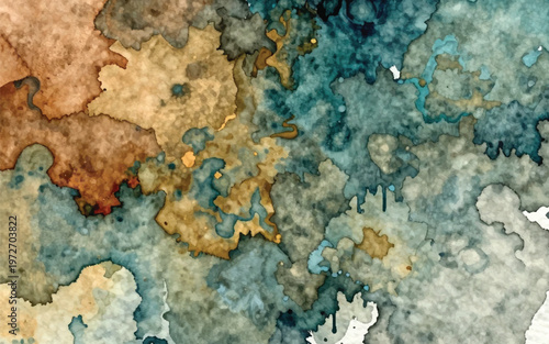Abstract Colorful watercolor texture design. colorful texture vector art.Modern Abstract Background with Oceanic and Mineral Textures
