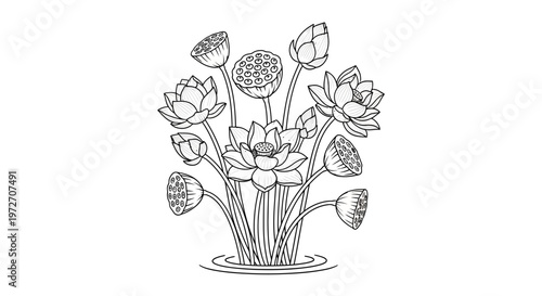 A bouquet of flowers in a vase.