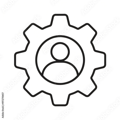 User Settings and Account Configuration Icon Business & Operations Management Icon Collection ? 45 Vector Line Icons-16.eps