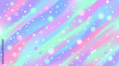 Colorful Abstract Photo with Pastel Dreams and Light Streaks in Soft Hues