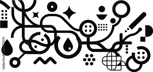 World blood donor day vector illustration abstract shapes lines for healthcare awareness campaigns