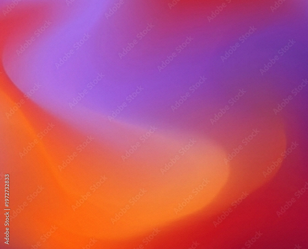 Obraz premium Vibrant purple and orange gradient background with smooth abstract blur 