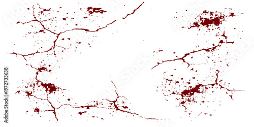 Fractured Crimson Textures: A stark display of fissures and imperfections on an abstract, textured surface, the cracks rendered in a rich crimson hue, suggestive of age, damage.