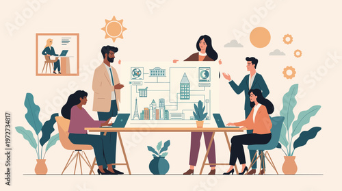 This serene and delicate image with soft colors and a leaf motif is perfect for branding, websites, or social media seeking a calm and organic feel. I