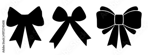 New arrival ribbon icon set with solid black icon on white background featuring new arrival, ribbon, icon with vector design and graphic illustration