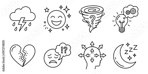 Love & Emotions Doodles_Mood & Emotion Doodles