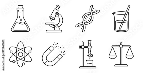 School & Education Doodles_Science Lab Doodles