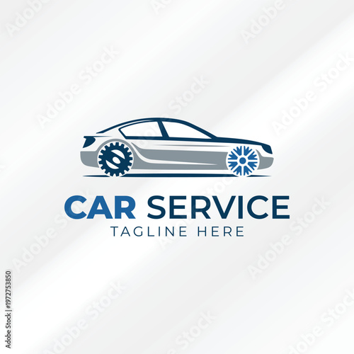 Car Service Logo, Auto Car Service Design, Car repair logo, Car logo