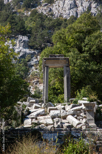 Ancient Stone Gate and Ruin...