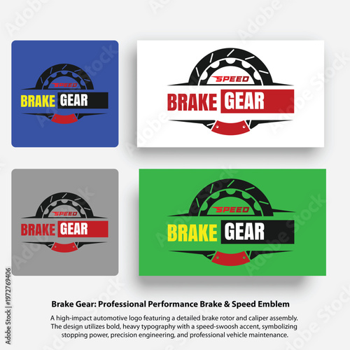 Brake Gear Professional Performance Brake amp Speed Emblem