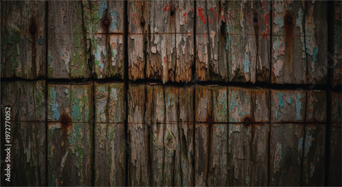 Old weathered wood texture. Old grungy wood background. Wood texture with natural old pattern.