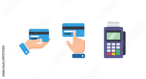 Modern payment methods with credit card and wireless transaction device