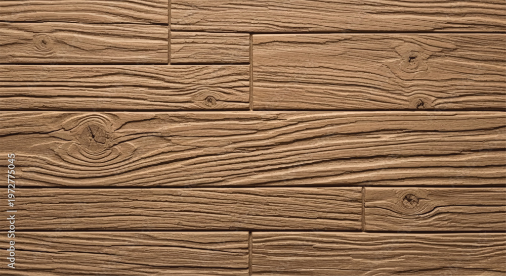 Fototapeta premium Wooden plank wall background. Wood texture with natural pattern. Wooden planks.