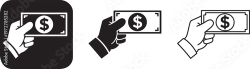 Modern payment purchase money transaction icon.