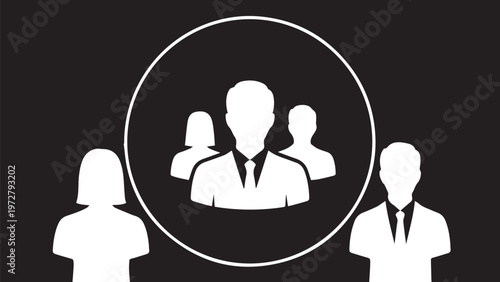 Silhouette of a woman and girl in a church vector icon