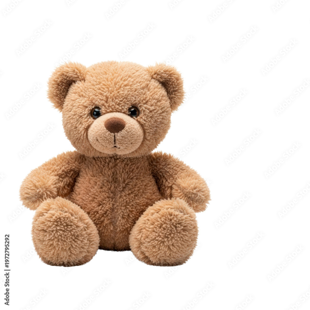 Obraz premium Cute teddy bear isolated on transparent background