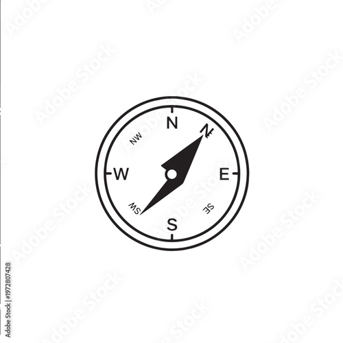 Vector illustration of a clock icon showing time