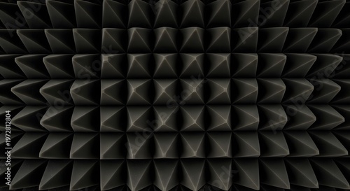 recording studio acoustic foam wall background, texture concept
