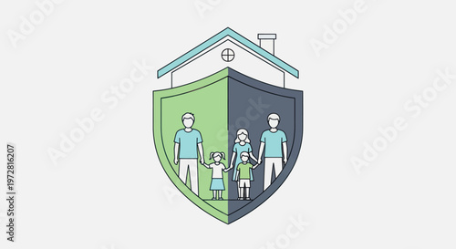 Family Protected by Shield Together.