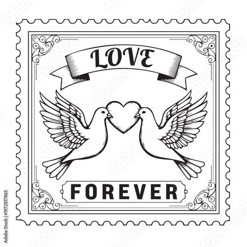 Vintage USA postage stamp with coat of arms 1972