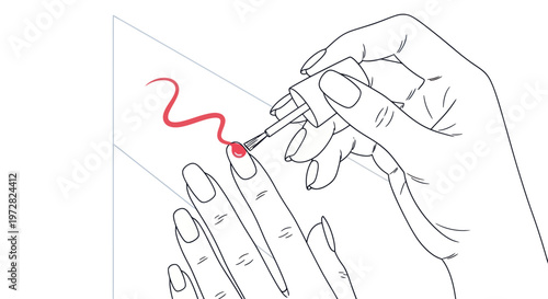 Hand holding a blood glucose meter.