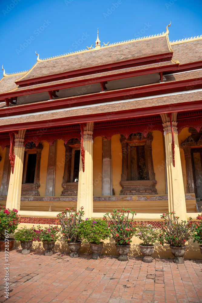 Fototapeta premium Wat Sisaket Museum, Vientiane, Laos