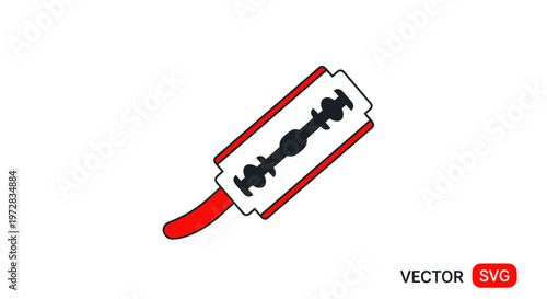 Sharp Razor Blade, Vintage Shaving Tool, Clean Cut Icon