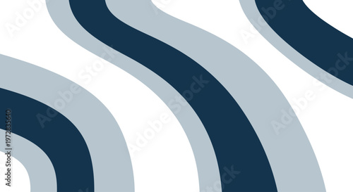 Wavy lines in dark blue and grey.