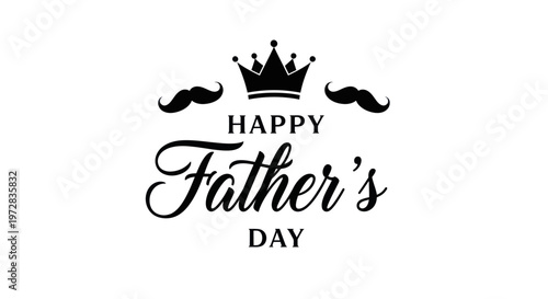 Happy Fathers Day Celebration Greeting.