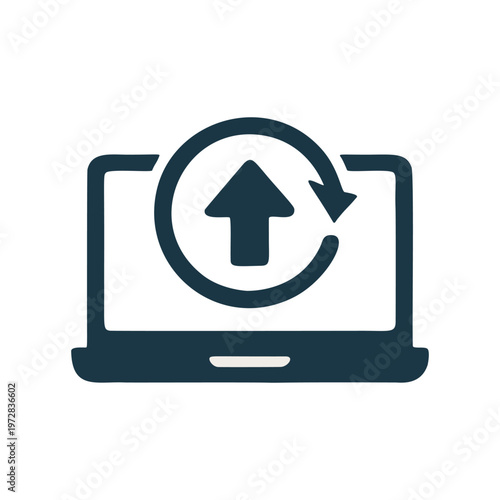 Software Update and Refresh Technology Icon