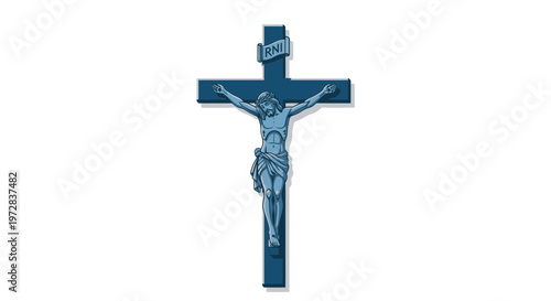 Jesus Christ Crucifixion Cross Religious Symbol, Christian Faith Icon