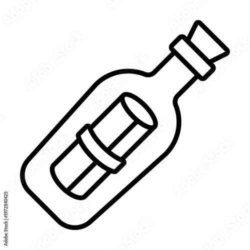 Message In Bottle Icon