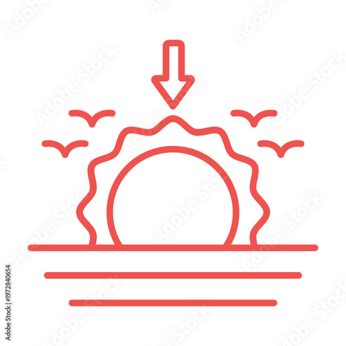Sunset Icon