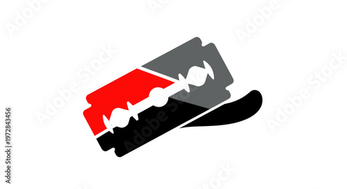 Abstract Razor Blade Sharp Edge Danger Concept