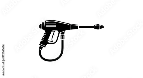 High Pressure Washer Gun Icon - Cleaning Tool
