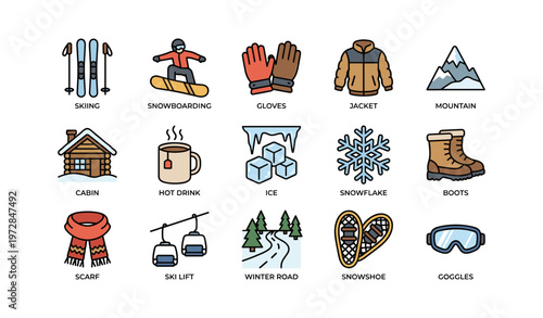 Winter sports and gear: skiing, snowboarding, clothing, and accessories