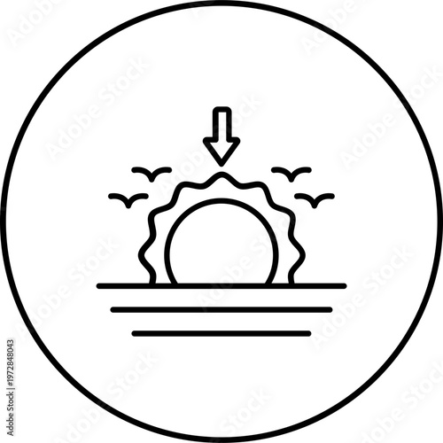 Sunset Icon