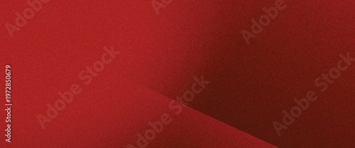 Fiery red brown burnt orange copper black abstract background. Geometric shape. Color gradient. 3d effect. Noise rough grungy grain. Neon light metallic. Design. Template. Web banner. Wide. Panoramic.