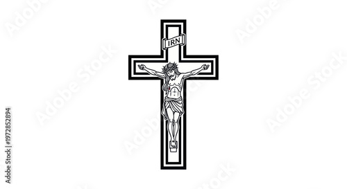 Jesus Christ Crucifixion Cross Silhouette