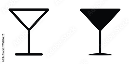 Wine glass icon design template