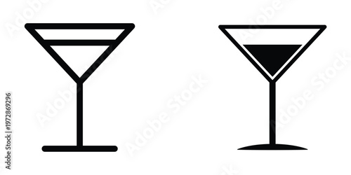 Wine glass icon design template