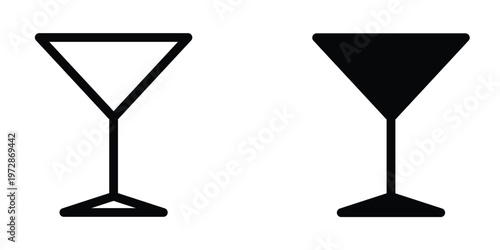 Wine glass icon design template