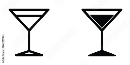 Wine glass icon design template