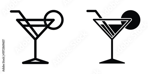Wine glass icon design template