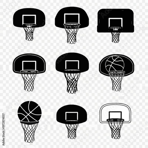 black and white icons