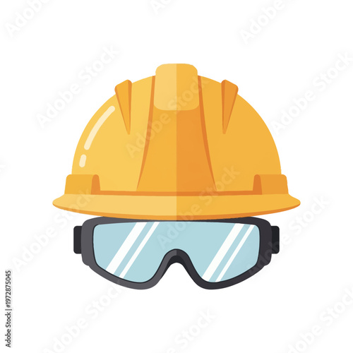 vector illustration of a helmet