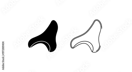Gua Sha Facial Massage Tool Icon Set