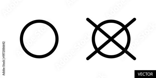 Dry Cleaning Laundry Care Symbols Set